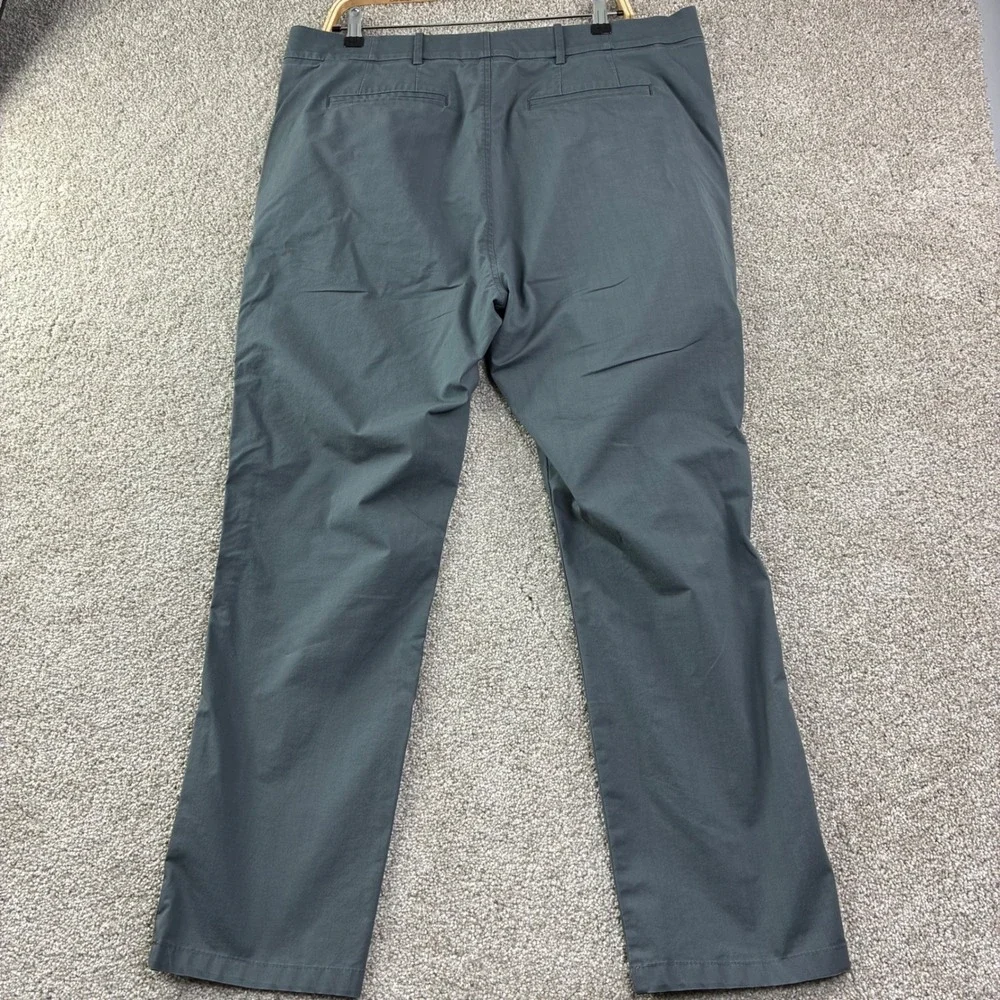 Hill City Mens Everyday Tech Pants Slate Gray Cotton Nylon Stretch 38x32 RN54023